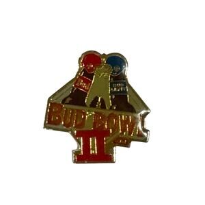 ⭐️ Budweiser Bud Bowl II Beer Liquor Alcohol Hat Lapel Jacket Pin Pinback
